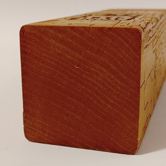 STONE CITY ALES Kingston Ontario Brewery Tap Handle Wood Block Map of Kingston - Picture 3 of 7